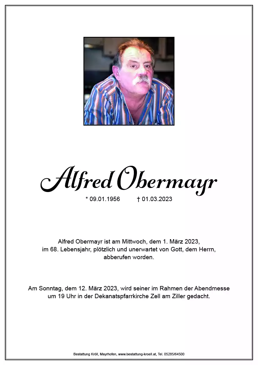 Parte von Alfred Obermayr